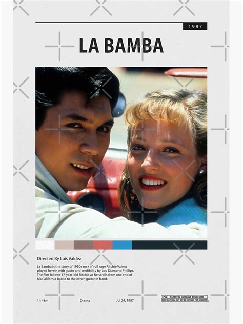 " La Bamba movie poster 1987, drama " Sticker for Sale by ...