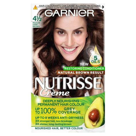 Garnier Nutrisse Nourishing Hair Color Creme 60 Light Natural Brown Acorn Kit Meijer Lupon