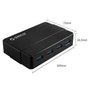 Orico H4928 U3 4 Port Superspeed USB 3 0 HUB With 12V Power Adapter For