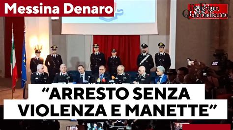 Messina Denaro Il Procuratore Catturato Senza Ricorso Alla Violenza