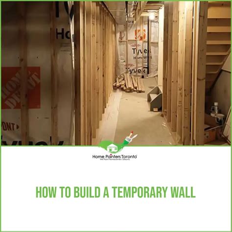 How To Build A Temporary Wall