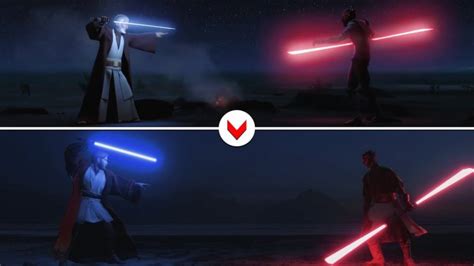 Darth Maul vs Obi Wan [Rebels] Recreated in Battlefront II