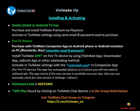 Install & Activate : r/TiviMate