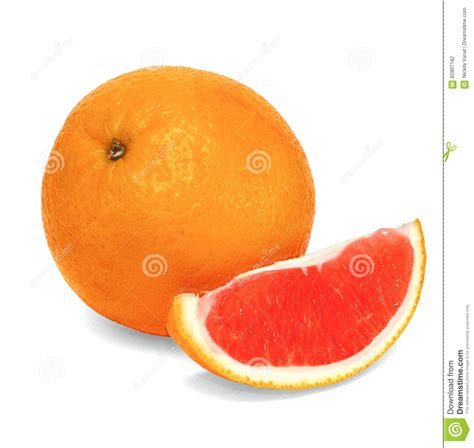 Toranja Isolada Do Fruto Em Um Fundo Branco Foto De Stock Imagem De