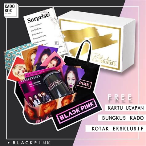 Jual Unik KADOBOX BLACKPINK 7 In 1 BLINK Jennie Jisoo Lisa Rose Koleksi