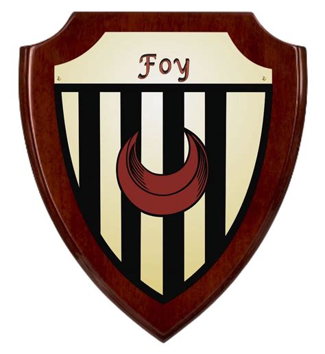 Foy Irish Coat Of Arms Shield Plaque Rosewood Finish Walmart