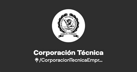 Corporaci N T Cnica Instagram Facebook Linktree