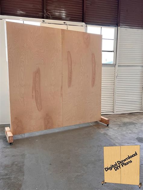 Wood Backdrop Plans 8ftx8ft Moveable Plywood Wall For Photographers