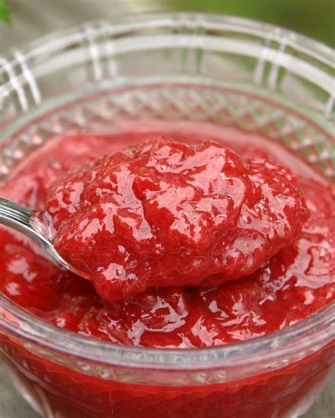 Strawberry And Rhubarb Compote Or Sauce Rhubarb Recipes Rhubarb Compote Strawberry Rhubarb Sauce