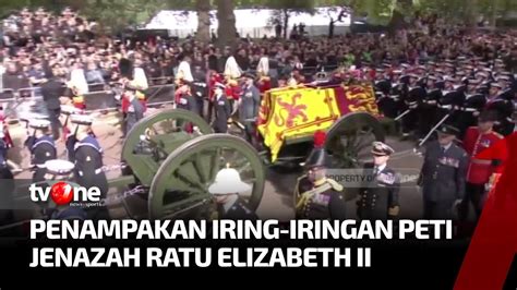 Suasana Prosesi Peti Jenazah Ratu Elizabeth Ii Menuju Pemakaman Begitu