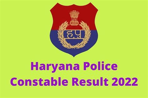 Haryana Police Constable Result 2023 And Biometric Schedule For Waiting