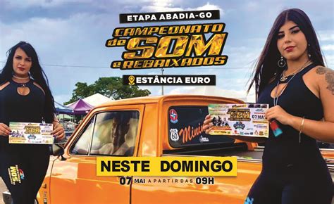 Campeonato de som automotivo e rebaixados vai agitar Abadia de Goiás