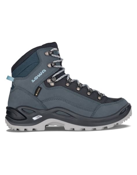 Lowa Renegade Gtx Mid Ws Smoke Blue Womens Day Hiking Boots Snowleader