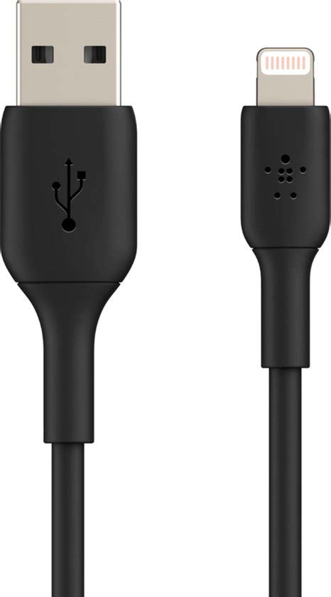 Belkin Mixit Apple Iphone Lightning Naar Usb Kabel Meter Zwart Bol