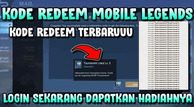 Kode Redeem ML Mobile Legend Hari Ini April 2023