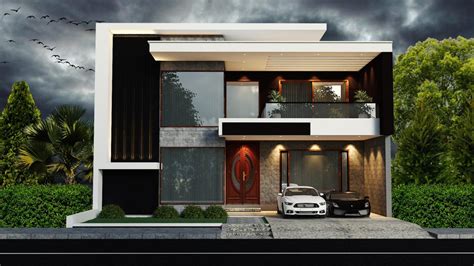 4 BHK Modern House design Placed in the city of Mansa - Core Design ...