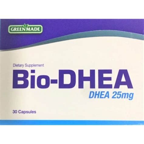 Green Made Bio DHEA 25mg 30 Capsules Pharmaholic