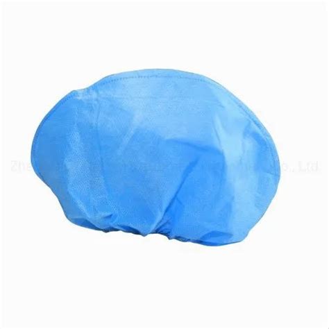 Blue Non Woven Disposable Bouffant Caps Size 15 Inch At Rs 0 70 Piece