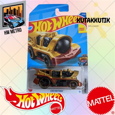 Hot Wheels Loco Motorin Gold Emas Lot H 2022 Hw Metro Lazada Indonesia