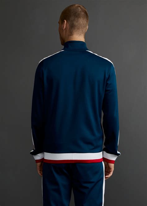 Yo Navy Side Stripe Zip Up Tracksuit Top Matalan