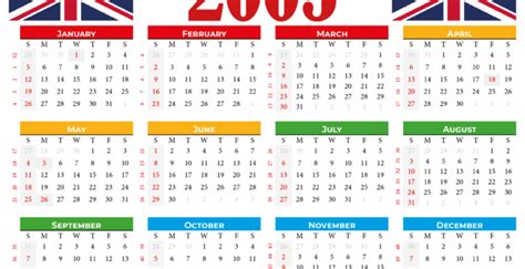 Calendat 2025 UK Calendarena