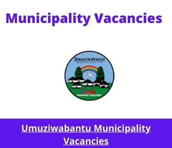 January 5, 2024 | Umuziwabantu Municipality Vacancies 2024 @www ...