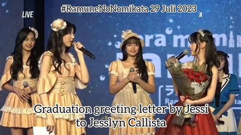 Graduation Greeting Letter By Jessi Jesslyn S Graduation