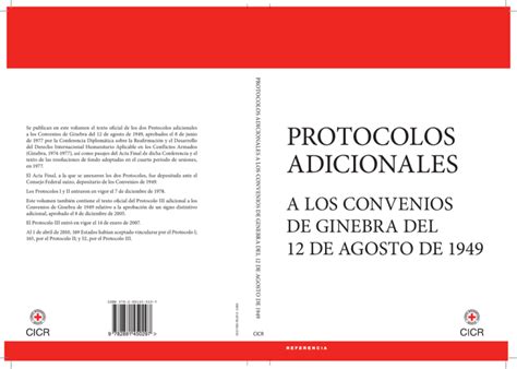 Protocolos Adicionales A Los Convenios De Ginebra