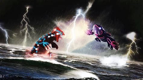 Groudon Vs Kyogre Wallpaper