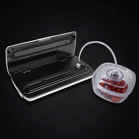 Nutrichef Vacuum Sealer For Food Black Pkvs Bk Best Buy