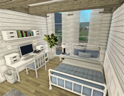 Coastal Bedroom Design For Bloxburg