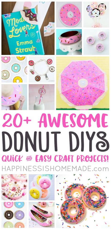 Over Awesome Diy Donut Craft Project Ideas For You To Make Plus A