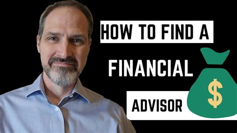 How To Find A Financial Advisor Youtube