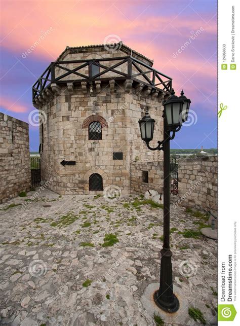 Kalemegdan Fortres in Sunset,Belgrade,Serbia Stock Photo - Image of ...