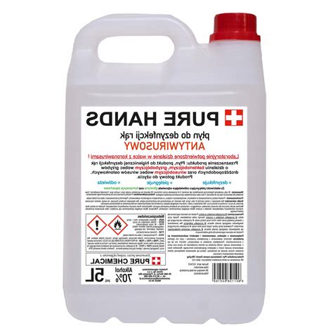 PŁYN DO DEZYNFEKCJI RĄK I SKÓRY PURE HANDS 70 5l 15226964645 Allegro pl