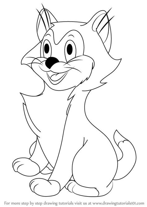 Amazing And Outclass Figaro Cat Disney Character Drawings Disney