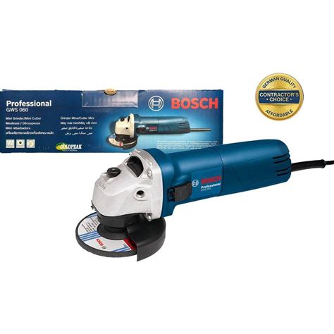 Bosch Gws 060 Angle Grinder 4 670w [contractor S Choice]