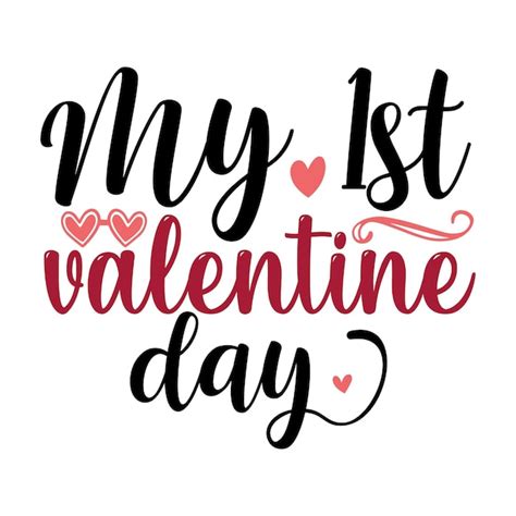 Premium Vector My St Valentine Day Svg