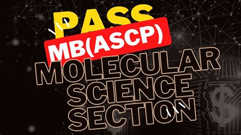 Mb Ascp Study Guide Molecular Science Section Of Study Guide Youtube