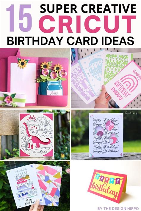15 Super Creative Cricut Birthday Card Ideas | Cricut birthday cards ...