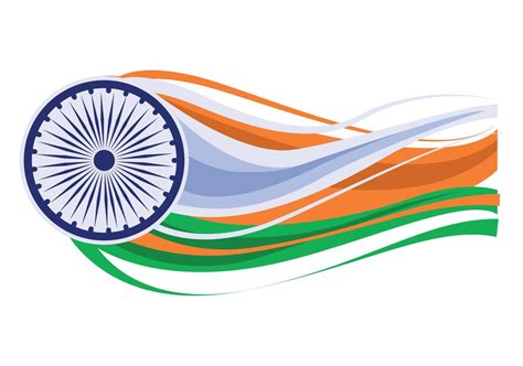 Ashoka Chakra And Flag Vector Art At Vecteezy