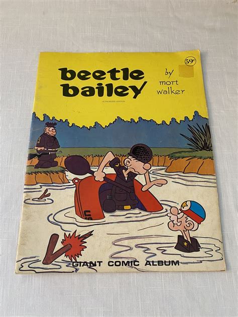 Rare 1972 Beetle Bailey Giant Comic Album By Mort Walker Etsy Beetle Bailey Mort Walker Comics