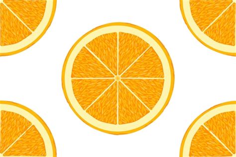 Premium Vector Vector Illustration Of Orange Slice Isolated On White