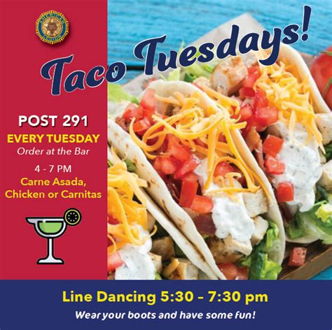 Taco Tuesday and Line Dancing - American Legion 291