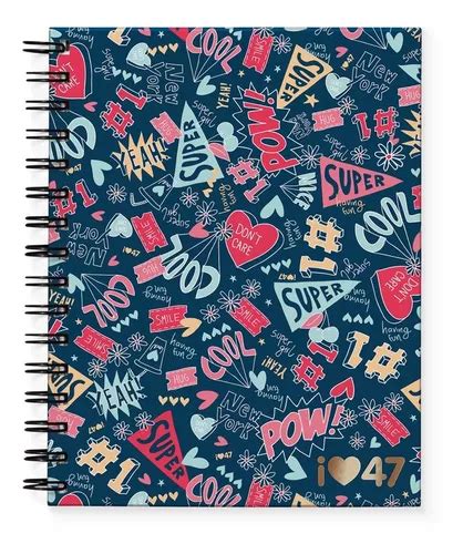 Cuaderno Escolar Tapa Flexible 96 Hojas Espiral 47 Street MercadoLibre