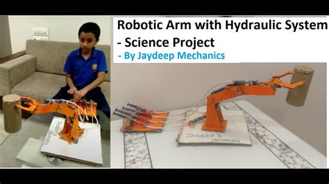 Robotic Arm With Hydraulic System Science Project Class 4 5 6 7 8