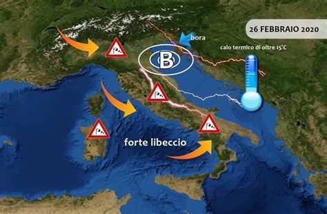 Previsioni Meteo Crollo Delle Temperature Di Oltre 12C Neve In