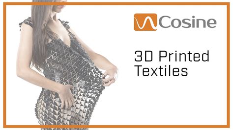 3D Printed FLEXABLE Textile Dress YouTube