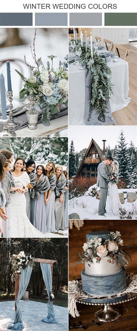 Top 9 Winter Wedding Color Ideas For 2025