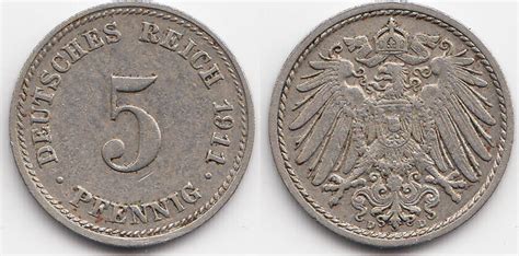 Kaiserreich Pfennig D Gro Er Adler Kupfer Nickel Sehr Sch N